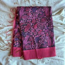 Load image into Gallery viewer, The Nature&#39;s Story Pink Saree
