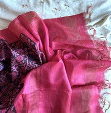 Load image into Gallery viewer, The Nature&#39;s Story Pink Saree
