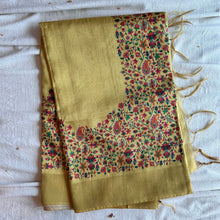 Load image into Gallery viewer, Paisley Party Yellow Saree
