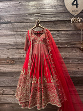 Load image into Gallery viewer, The Sindoori Bridal Anarkhali Set
