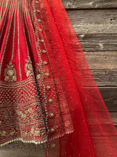 Load image into Gallery viewer, The Sindoori Bridal Anarkhali Set
